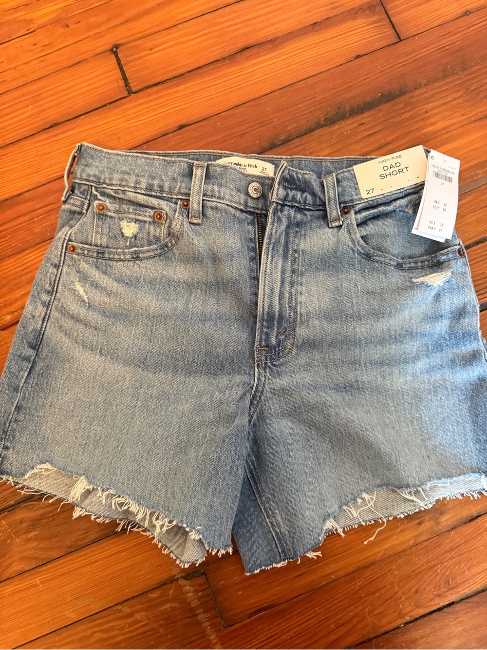 Abercrombie & Fitch Dad Denim Shorts